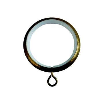 Metal hanging clip shower curtain hook ring
